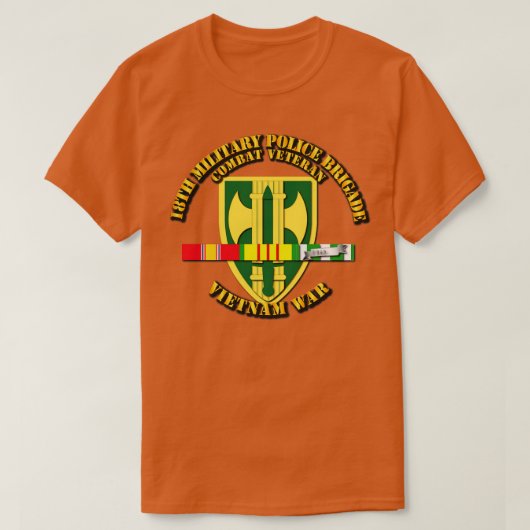 18e MP Bde Vietnamese SVC-linten T-shirt (Design voorkant)