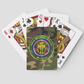18e MP Militaire Politie Brigade Pokerkaarten (Achterkant)
