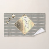 18e trouwdag Porselein Cat's Eye Bad Handdoek (Handdoek)