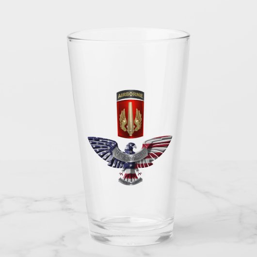 18e Veldartillerie Brigade Eagle Glas (Voorkant)
