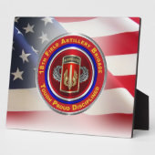 18e veldartillerijbrigade in de lucht fotoplaat (Zijkant)