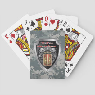 18e veldartillerijbrigade in de lucht pokerkaarten