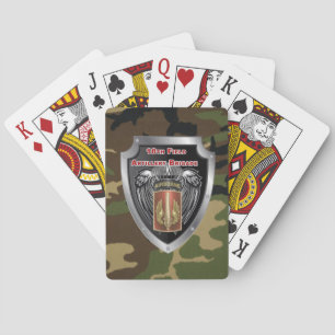 18e veldartillerijbrigade in de lucht pokerkaarten