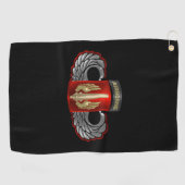 18e Veldbakkerijbrigade, pompoen aan boord Golfhanddoek (Horizontaal)