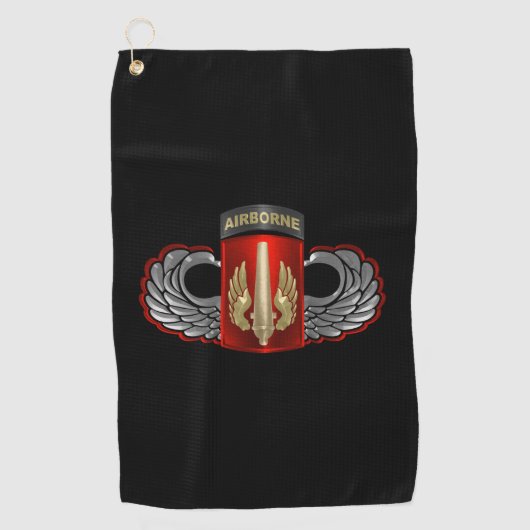 18e Veldbakkerijbrigade, pompoen aan boord Golfhanddoek (Voorkant)