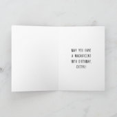 18e verjaardag: Art Deco Style # 18 en aangepaste  Kaart (Binnen)
