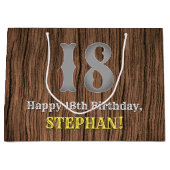 18e verjaardag: Country Western geïnspireerd uiter Groot Cadeauzakje (Voorkant)