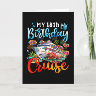 18e verjaardag cruise Mijn 18-jarige vaart binnen Kaart