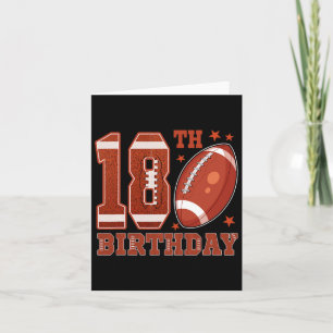 18e Verjaardag Football Thema 18 Jaar Oud Jongen G Kaart