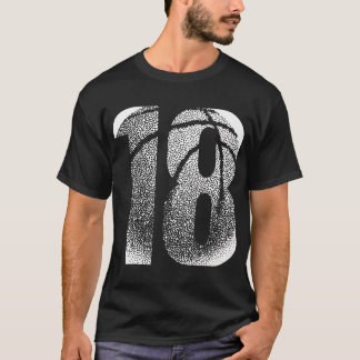 18e Verjaardag Jongen Basketbal Speler Basketbal 1 T-shirt