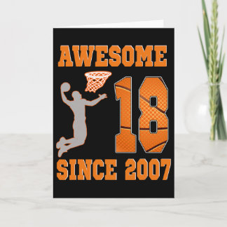 18e verjaardag Jongen Geweldig sinds 2007 Sketll 1 Kaart