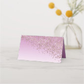 18e Verjaardag Party Roos Gold Glitter (Achterkant)