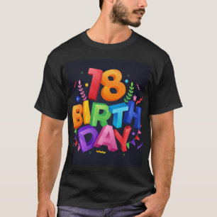 18e verjaardag t-shirt