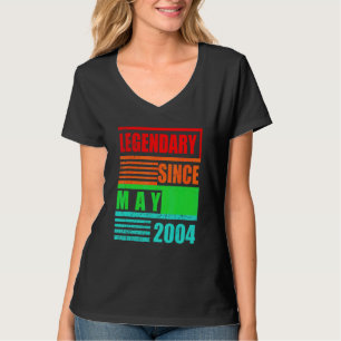 18e verjaardag van de Legenda sinds mei 2004 Za T-shirt
