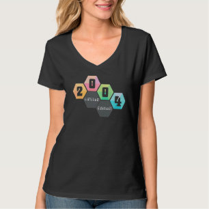 18e verjaardag van het meisje van 18 jaar 2004 14 t-shirt