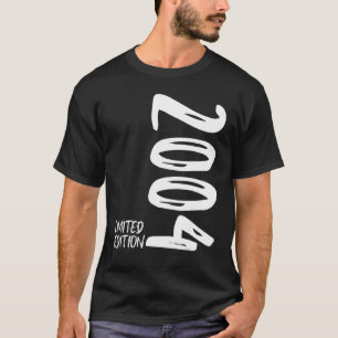 18e verjaardag van het meisje van 18 jaar 2004 1 t-shirt