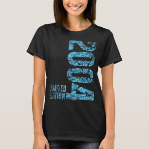18e verjaardag van het meisje van 18 jaar 2004 7 t-shirt