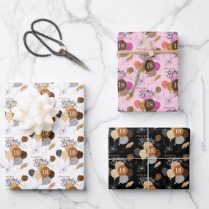 18e verjaardag van Leopard Tiger Animal Print ball Inpakpapier Vel