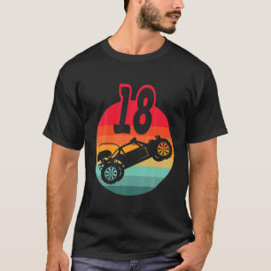 18e verjaardag van racegames I afstandsbediening R T-shirt