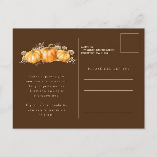 18e verjaardag verrassingsfeest rustieke boho pomp uitnodiging briefkaart (Achterkant)