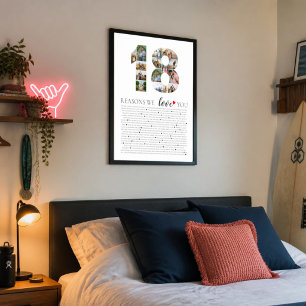 18e verjaardag volwassen redenen waarom we van je poster