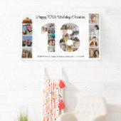 18e verjaardagsfeestnummer 18 fotocollage spandoek (Insitu)