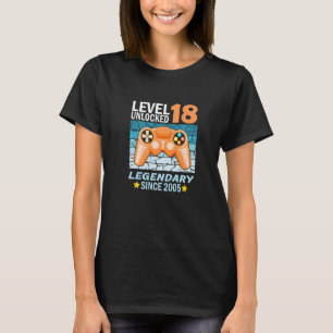 18e verjaardagsgamer, geboren in 2005 2 t-shirt