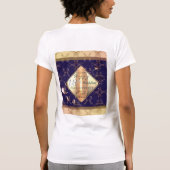 18e Wedding Cat's Eye & Porcelain Blue T-Shirt (Achterkant)