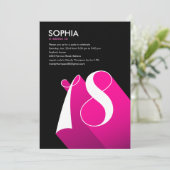 18èmes invitations de fête d'anniversaire de bruit (Debout devant)