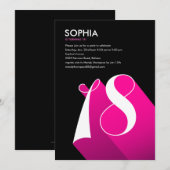 18èmes invitations de fête d'anniversaire de bruit (Devant / Derrière)