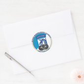 18th Airborne Ronde Sticker (Envelop)