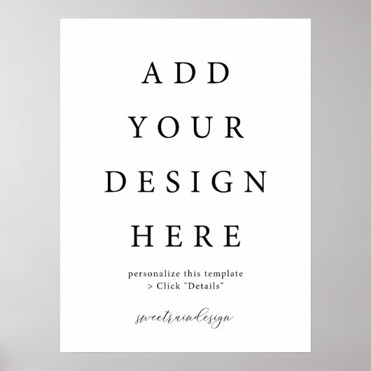 18x24-inch verticale/portretenteken voor Poster (Voorkant)