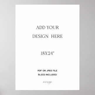 18x24" Poster Afdruk