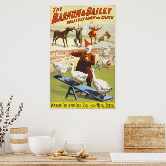  1900 Barnum & Bailey Circus Large Format P Poster (Keuken)