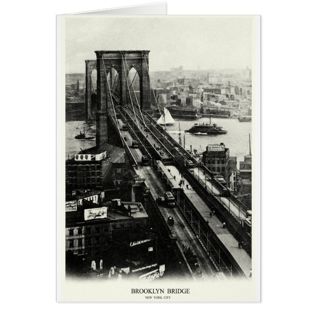 1900 Brooklyn Bridge (Voorkant)