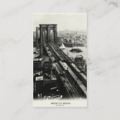 1900 Brooklyn Bridge Visitekaartje (Achterkant)