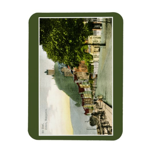 1900 Cochem Mosel Moezel rivier Duitsland Magneet (Verticaal)