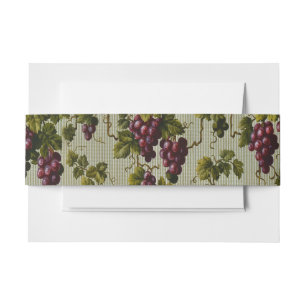 1900 druiven Fruit Botanische Design Uitnodigingen Wikkel