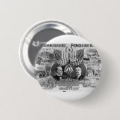 1900 Mckinley-Teddy Roosevelt Ronde Button 5,7 Cm (Voorkant /achterkant)