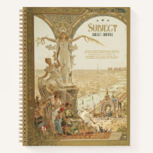 1900 Paris Exposition Poster Bullet Journal