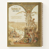 1900 Paris Exposition Poster Bullet Journal (Dos)