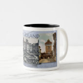 1900 POLAND POSTCARDS Mug à deux tons (Devant droit)