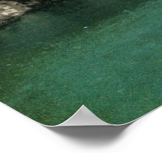 1900 Treib en het Lucerne-meer Poster (Hoek)