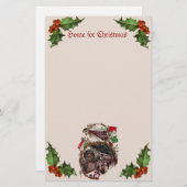 1900s Accueil pour Noël Train papeterie (Devant / Derrière)