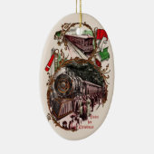 1900s Home voor Christmas Train Ornament (Rechts)