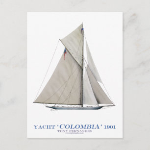 1901 Colombia Briefkaart