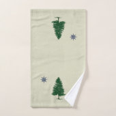 1901 drapeau du Maine - style vintage (Serviette à main)