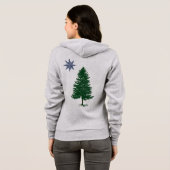 1901 drapeau du Maine - sweat - shirt à capuche (Dos entier)