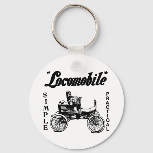 1901 Locomobile automobile & Sleutelhanger (Voorkant)