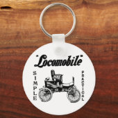 1901 Locomobile automobile & Sleutelhanger (Voorkant)
